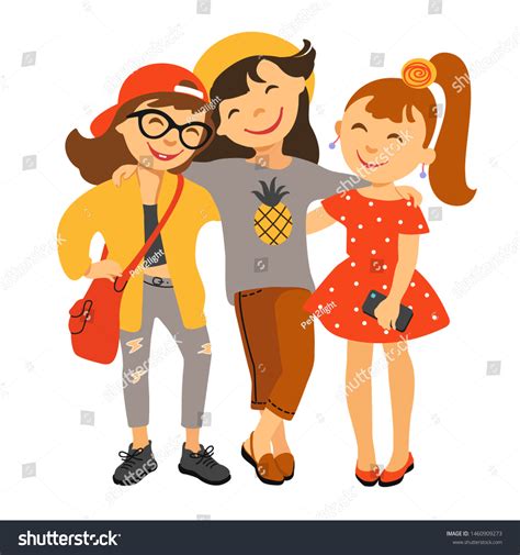 3 friend cartoon pic|three girl friends cartoon.